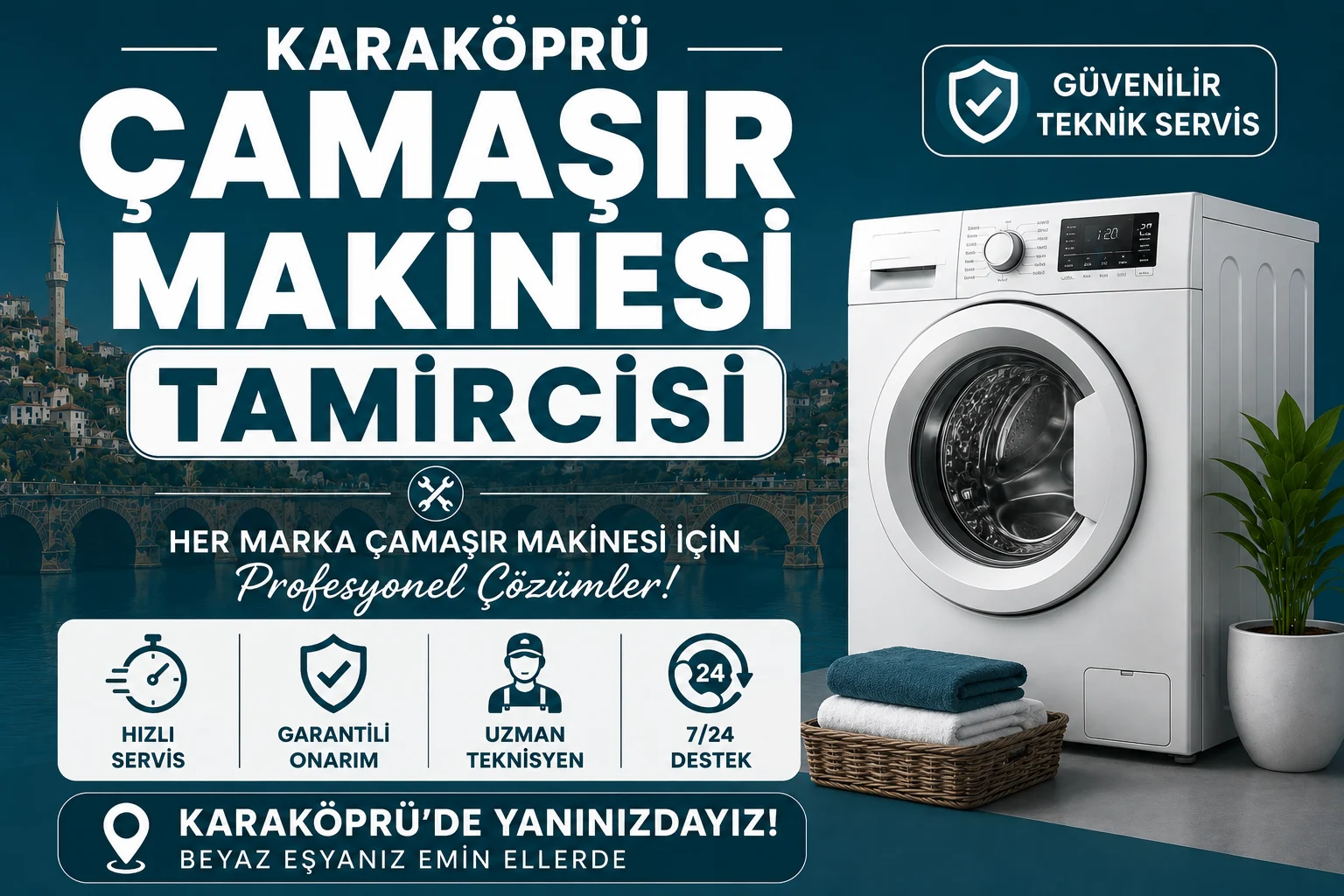 Karaköprü Çamaşır Makinesi Tamircisi